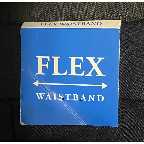 Haggar Men's 36X32 Dress Pant Slim Fit Straight Leg Dark Blue Flex Waistband NEW - Picture 13 of 13